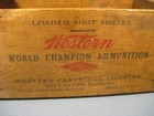 Vintage Wooden Western Super-x 20 Gauge Crate  2 3 4  Shells