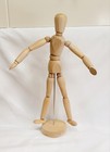 2 Artist s Mannequin Wooden Articulated Drawing Figure Jointed 12  And 8 