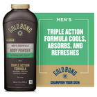 Gold Bond Ultimate Body Powder  Men s Essentials Refresh 360    10oz Bottle