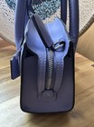 Nwt Coach Andrea Mini Carryall Crossbody Refine Calf Leather Purple Violet Co974