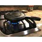 Lehman s Cast Iron Waffle Maker  Pre-seasoned Stovetop 2 Pc Pan Makes 7 Inch