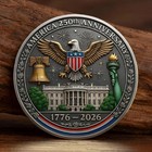 America 250th Anniversary Commemorative Challenge Coin Patriotic Gift