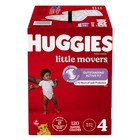 Huggies Little Movers Baby Disposable Diapers - Size 4 -120ct