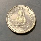 Paraguay 5 Guaranies 1975 Stainless Steel Coin   Km 152  