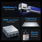 Ultrarayc 50w Fiber Laser Marking Machine Laser Engraver For Metal Diy Us Stock