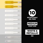 Gelly Roll Retractable Gel Pens Colored - Opaque Color Set - Medium Point Ink   