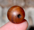 Ancient Carnelian Agate Tribal Stone Round Bead Excavated Mali  African Trade