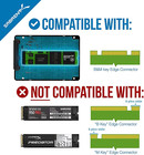 Sabrent M 2 Sata Ssd To 2 5 Inch Sata Iii Aluminum Enclosure Adapter  ec-m2sa   