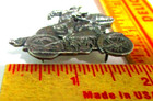 Cowboy   Harley Vintage Motorcycle Pin Collectible Old Hd Biker Vest Hat Pinback