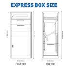 Large Package Delivery Box Storage Parcel Delivery Lockable Home Drop Container