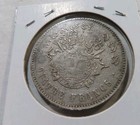 T32 Cambodia 1860 Silver 4 Francs Xf Rare