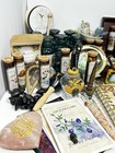 Huge Sage Goddess Apothecary Lot Crystals Herbs Oils Cards Tools Pendulum Read