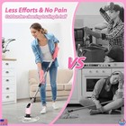 Cordless Electric Spin Scrubber With 8 Brush Heads   Extension Handle  2 Speeds