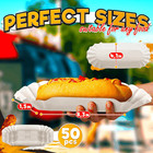 Hotdog Trays Disposable For Party And Bbq Durable Paper Hot Dog Trays