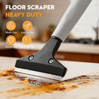 Heavy Duty 4-inch Razor Blade Floor Scraper  50 Inch Long-handle  Cleaning Glass