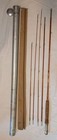 Rare Wright   Mcgill Granger Model Favorite Bamboo Fly Rod Hard Case Sock 3 Tips