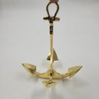 Brass Vintage Style Marine Anchor - Nautical Anchor Decorative Showpiece