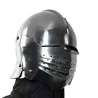 18g Steel Medieval Knight Pig Face Bassinet Helmet W Ma Sca Larp Functional Gift