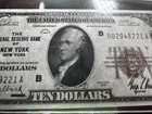 Fr 1860-b 1929  10   Us The Fr Bank Of New York National Currency Note   Pcgs 55