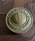 Original Ww1 German Imperial Army Brass Trench Art Gott Mit Uns Snuff Pill Box