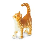 Orange Tabby Cat Miniature Animal Safari Collectible Toy Figure 2 l 2 5 h