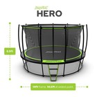Jumpflex Hero 14  Round Trampoline With Safety Net Enclosure And Net Attachment