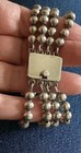 Vintage Taxco Mexico Sterling Silver 4 Strand Beaded Bracelet 7    X 1    49 5 Grams