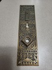 Vintage   Victorian  Windsor Brass Door Knob Plate Cool