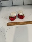 Rare Vintage Red Santa Boot Salt And Pepper Set Made In Japan 2 5 