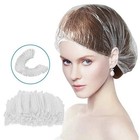 500pcs Disposable Shower Caps  Large Thick Clear Waterproof Shower Cap For Women