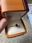 Earth   s Treasury Peacock Blue Montana Sapphire Ring 1 54 Ct  14k Size 7 25