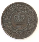 1864 Nova Scotia 1 2 Cent    t125
