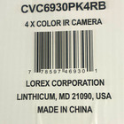 Lorex Cvc6930pk4rb Analog Wired Ir Night Vision Color Cameras 4-pack Plus Bonus 