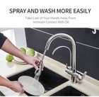 Kitchen Faucet Swivel Spout Pull Out Spray Water Filter Tap Three Way Sink Mixer