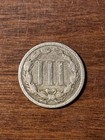 1865 Three Cent Piece Early Rare U s  Type Coin Civil War Era   000009