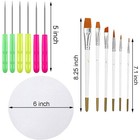 Cookie Decorating Kit Supplies With 1 Acrylic 6 Inch 