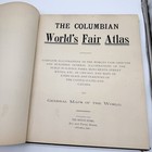 1893 Columbian World s Fair Atlas  Illustrations Of Fair   Maps Merchant Imprint