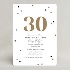 Digital Confetti Birthday Party Invitation Personalized Texts 1