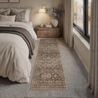 Brown Runner Rugs 2x6 Hallway Washable Rug Carpet