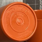 Set Of 4 Vintage Tupperware Tumblers 12oz Cups Orange  115 Orlando 1970s
