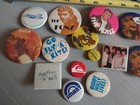 Pinback Button Lot Pins Vintage Metal Tab Buttons And Newer Lot 