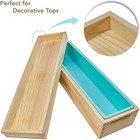 Wooden Soap Molds For Soap Making Large- 5 Lb Soap Molds Loaf With Cover