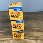 Kodak  Max Versatility 400 35mm Film 36 Exp 3 Pack  Exp 07 07