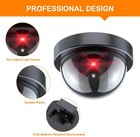 Dummy Cctv Dome Camera Fake Security Flashing Led Home Office Surveillance