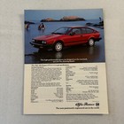 1985 Alfa Romeo Spider Veloce And Gtv-6 2 5 Coupe Sales Sheet Brochure Gtv 6