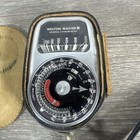 Working Weston Master Iii Exposure Meter With Case Cracked Glass
