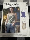 Mccalls Pattern 8114 Tops Lyra  Misses Sizes  Xsm Sm Med Lg Xlg Uncut  New