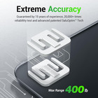 Digital Bathroom Scale 400lb Led Display Tempered Glass Accurate Body Weight