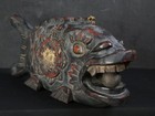 Japan Wood Bell Fish Percussion Wood Drum 1940 Temple Craft