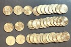 Mixed Roll Of  25 Sacagawea   Presidential  1 Gold Coins - Most Bu   Circulated